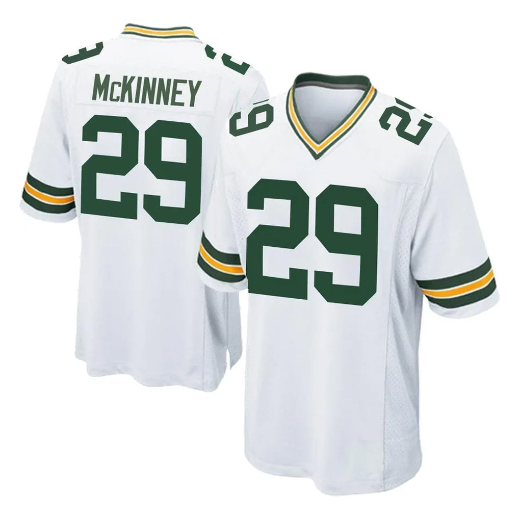 Jdoa GB.Packers #29 Xavier McKinney Player White Home Game Stitched Jerseys