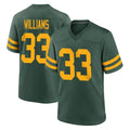 Jdoa GB.Packers #33 Evan Williams Player Green Alternate Home Game Stitched Jerseys