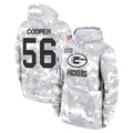 Jdoa GB.Packers #56 Edgerrin Cooper Player Arctic Camo Salute to Service Hoodies Limited Game Stitched Jerseys