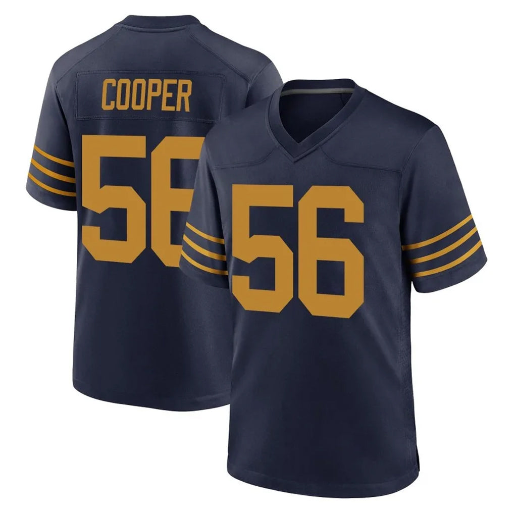 Jdoa GB.Packers #56 Edgerrin Cooper Player Navy The 1923 Classic Home Game Stitched Jerseys
