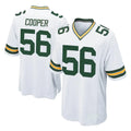 Jdoa GB.Packers #56 Edgerrin Cooper Player White Home Game Stitched Jerseys