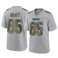 Jdoa GB.Packers #85 Tucker Kraft Player Gray Atmosphere Fashion Home Game Stitched Jerseys
