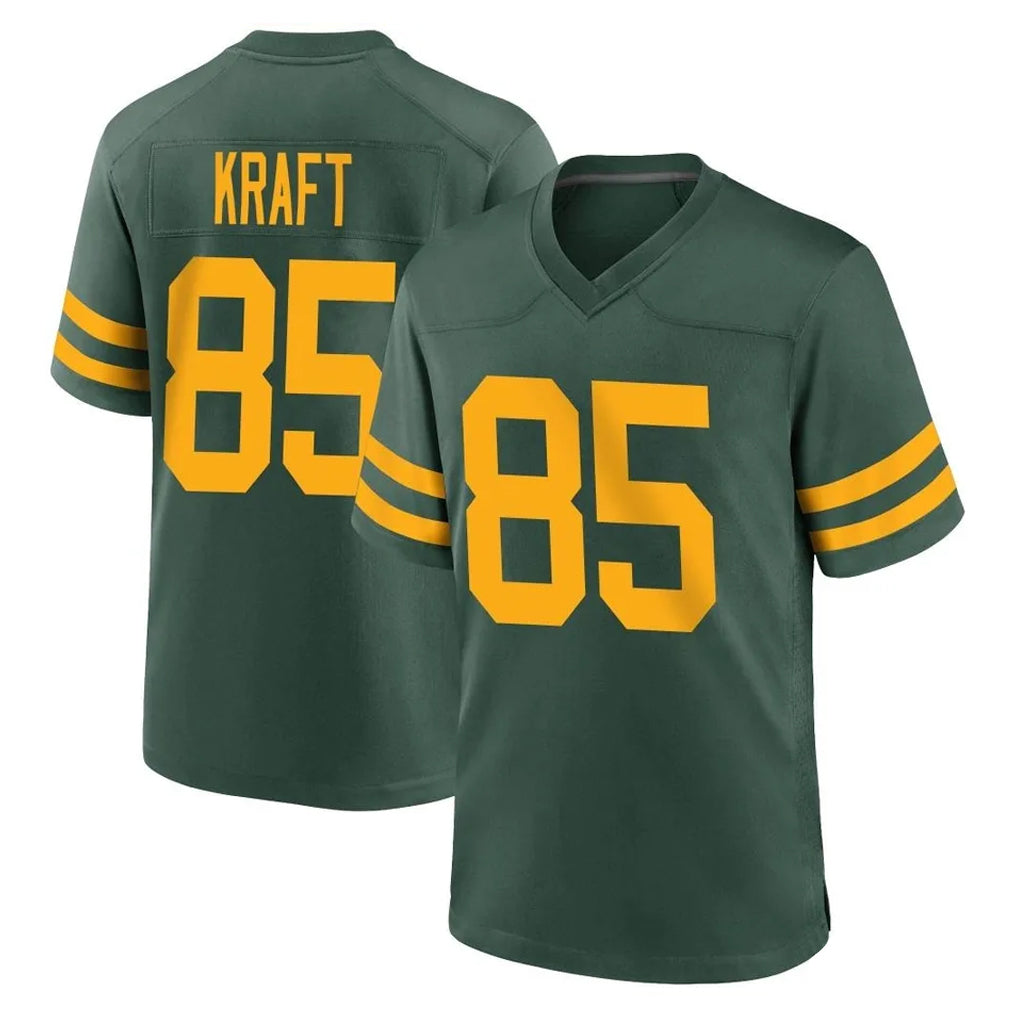 Jdoa GB.Packers #85 Tucker Kraft Player Green Alternate Home Game Stitched Jerseys