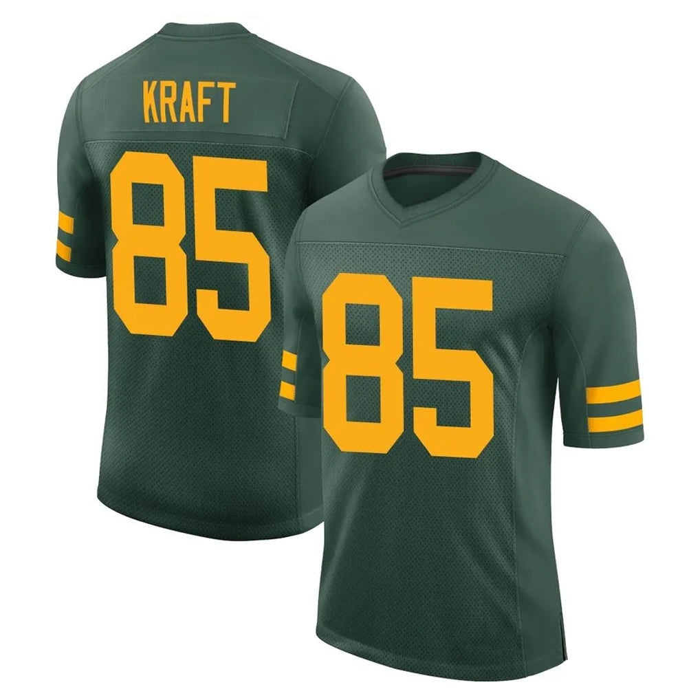 Jdoa GB.Packers #85 Tucker Kraft Player Green Alternate Vapor Home Game Stitched Jerseys