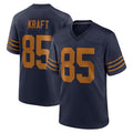 Jdoa GB.Packers #85 Tucker Kraft Player Navy The 1923 Classic Game Stitched Jersey