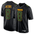 Jdoa GB.Packers #8 Josh Jacobs Player Black Fashion Game Stitched Jerseys