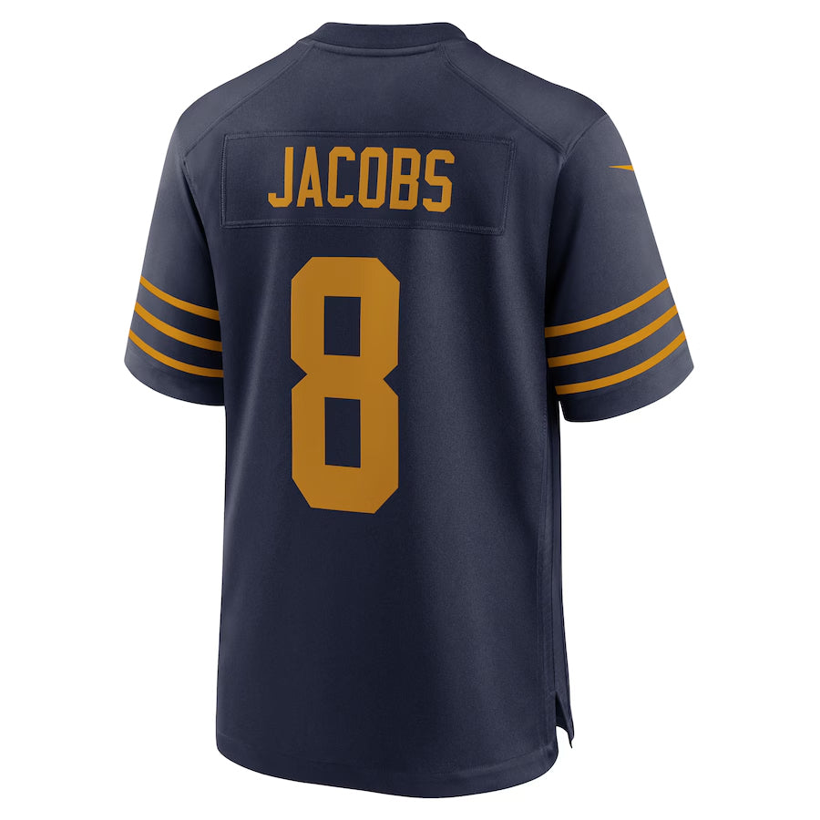 Jdoa GB.Packers #8 Josh Jacobs Player Navy The 1923 Classic Game Stitched Jerseys