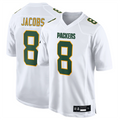 Jdoa GB.Packers #8 Josh Jacobs Player White Fashion Game Stitched Jerseys