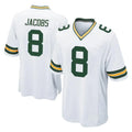 Jdoa GB.Packers #8 Josh Jacobs Player White Home Game Stitched Jerseys