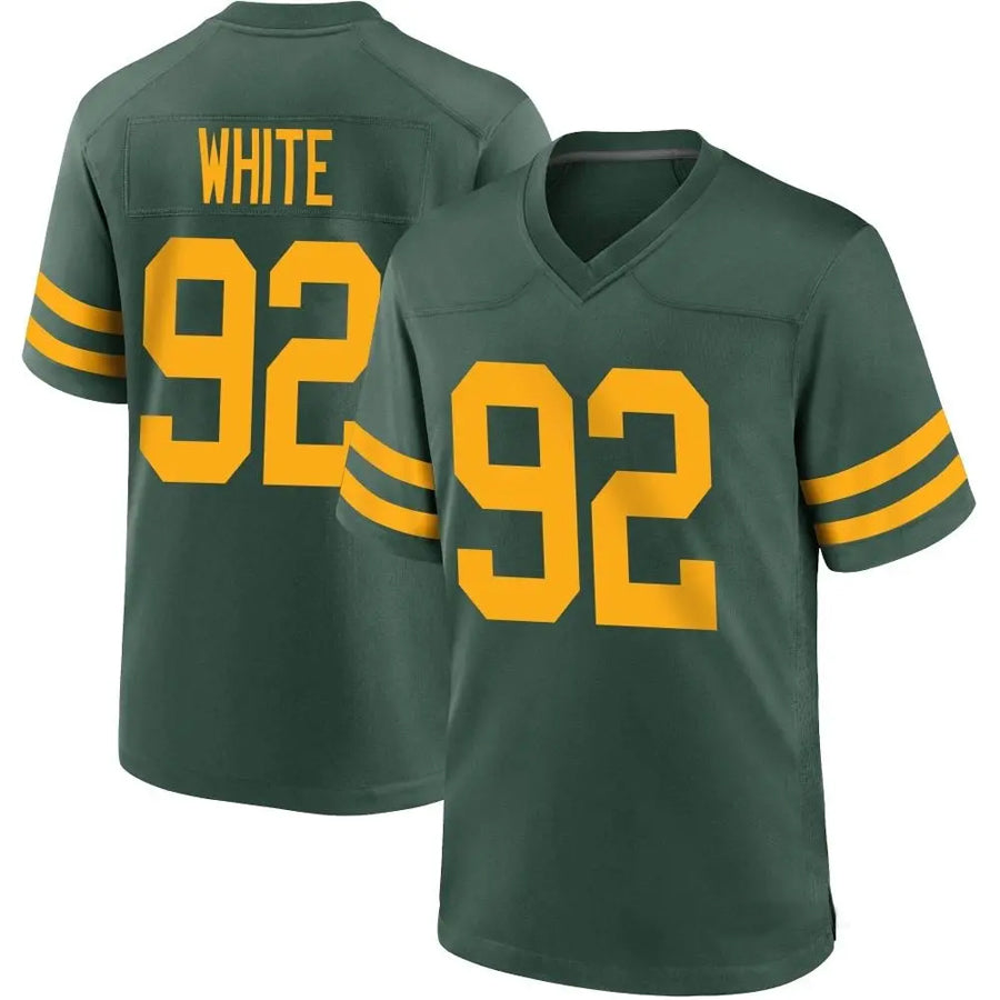 Jdoa  GB.Packers #92 Reggie White Player Limited Green Alternate Vapor Stitched Jerseys