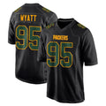 Jdoa GB.Packers #95 Devonte Wyatt Player Black Fashion Home Game Stitched Jerseys
