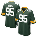 Jdoa GB.Packers #95 Devonte Wyatt Player Green Home Game Stitched Jerseys