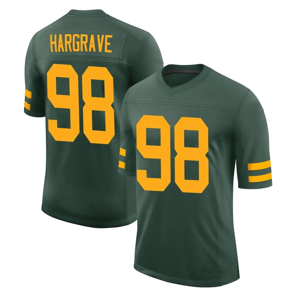 Jdoa GB.Packers #98 Javon Hargrave Player Green Alternate Vapor Home Game Stitched Jerseys