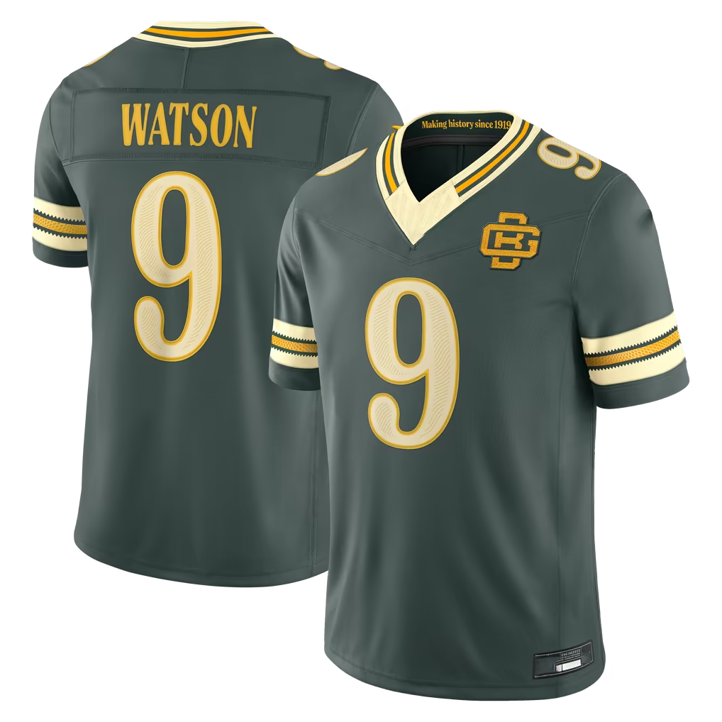 Jdoa GB.Packers #9 Christian Watson Green 2026 Rivalries Collection Limited Stitched Jerseys