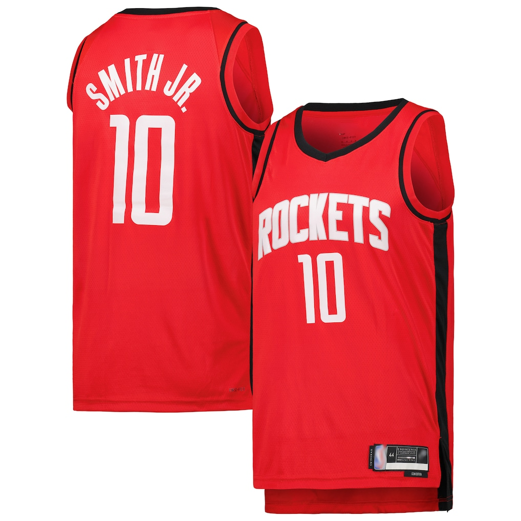 Jdoa H.Rockets #10 Jabari Smith Jr. Red Swingman Stitched Jerseys-Icon Edition