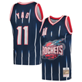 Jdoa H.Rockets #11 Yao Ming Mitchell & Ness Navy 2002-2003 Hardwood Classics Swingman Stitched Jerseys