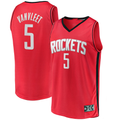 Xdoa H.Rockets #5 Fred VanVleet Red Fast Break Replica Player Stitched Jerseys-Icon Edition
