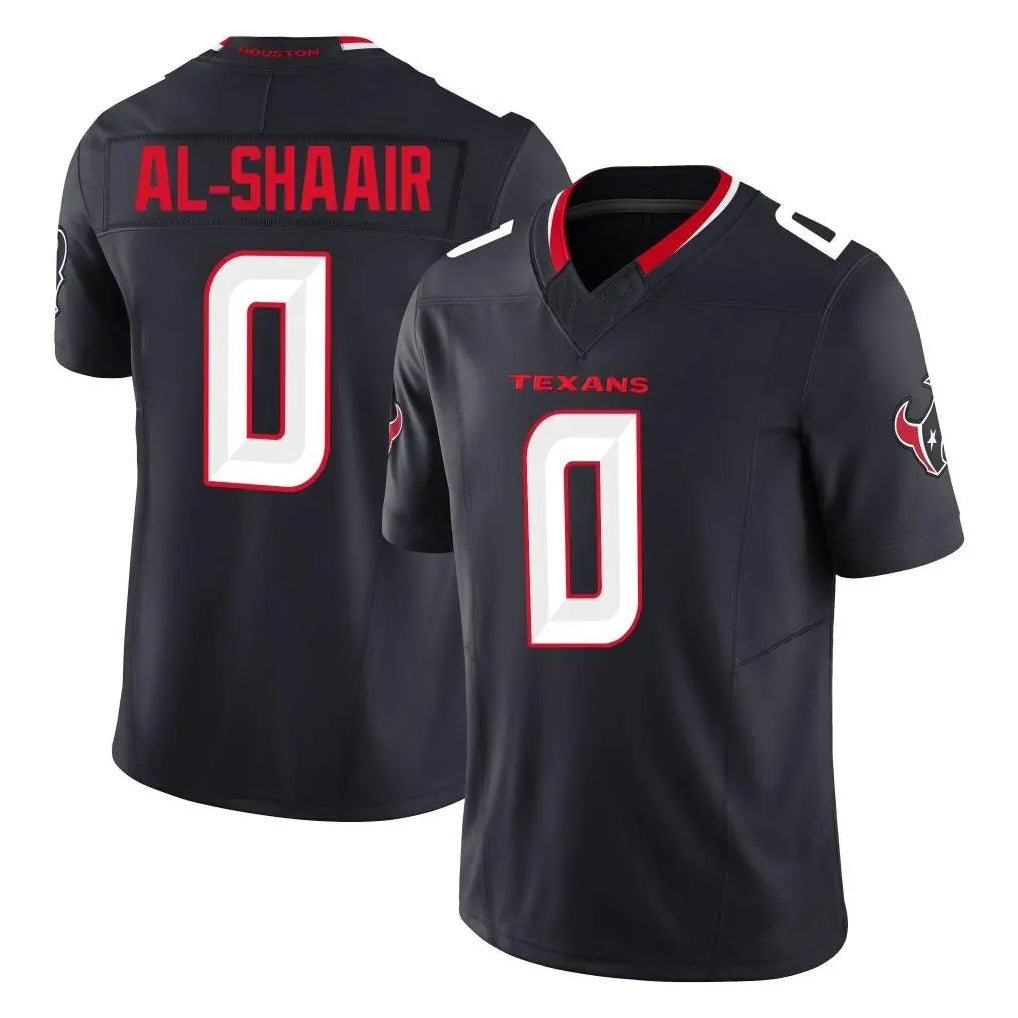 Jdoa H.Texans #0 Azeez Al-Shaair Player Navy Limited Alternate Vapor F.U.S.E. Home Game Stitched Jerseys