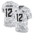 Jdoa H.Texans #12 Nico Collins Player Arctic Camo Salute To Service Limited Game Stitched Jerseys
