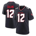 Jdoa H.Texans #12 Nico Collins Player Navy Team Home Game Stitched Jerseys