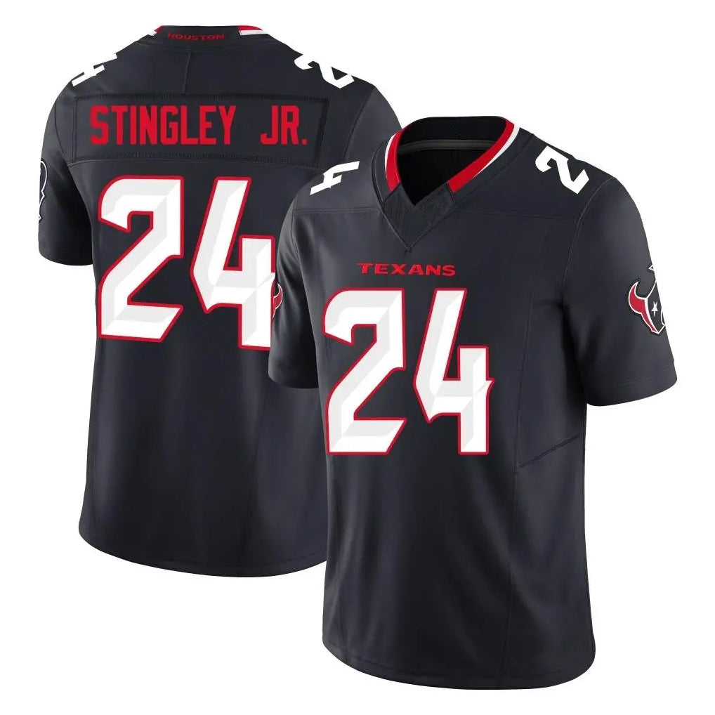 Jdoa H.Texans #24 Derek Stingley Jr. Player Navy Limited Alternate Vapor F.U.S.E. Home Game Stitched Jerseys