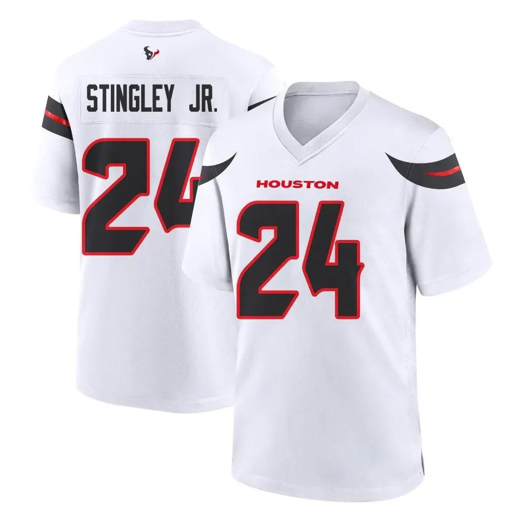 Jdoa H.Texans #24 Derek Stingley Jr. Player White Home Game Stitched Jerseys