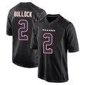 Jdoa H.Texans #2 Calen Bullock Player Black Fashion Home Game Stitched Jerseys