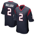 Jdoa H.Texans #2 Calen Bullock Player Navy Home Game Stitched Jerseys