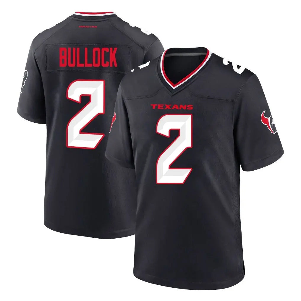 Jdoa H.Texans #2 Calen Bullock Player Navy Team Home Game Stitched Jerseys