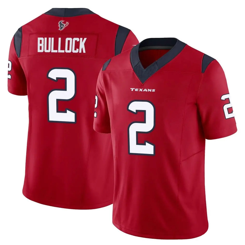 Jdoa H.Texans #2 Calen Bullock Player Red Limited Vapor F.U.S.E. Home Game Stitched Jerseys
