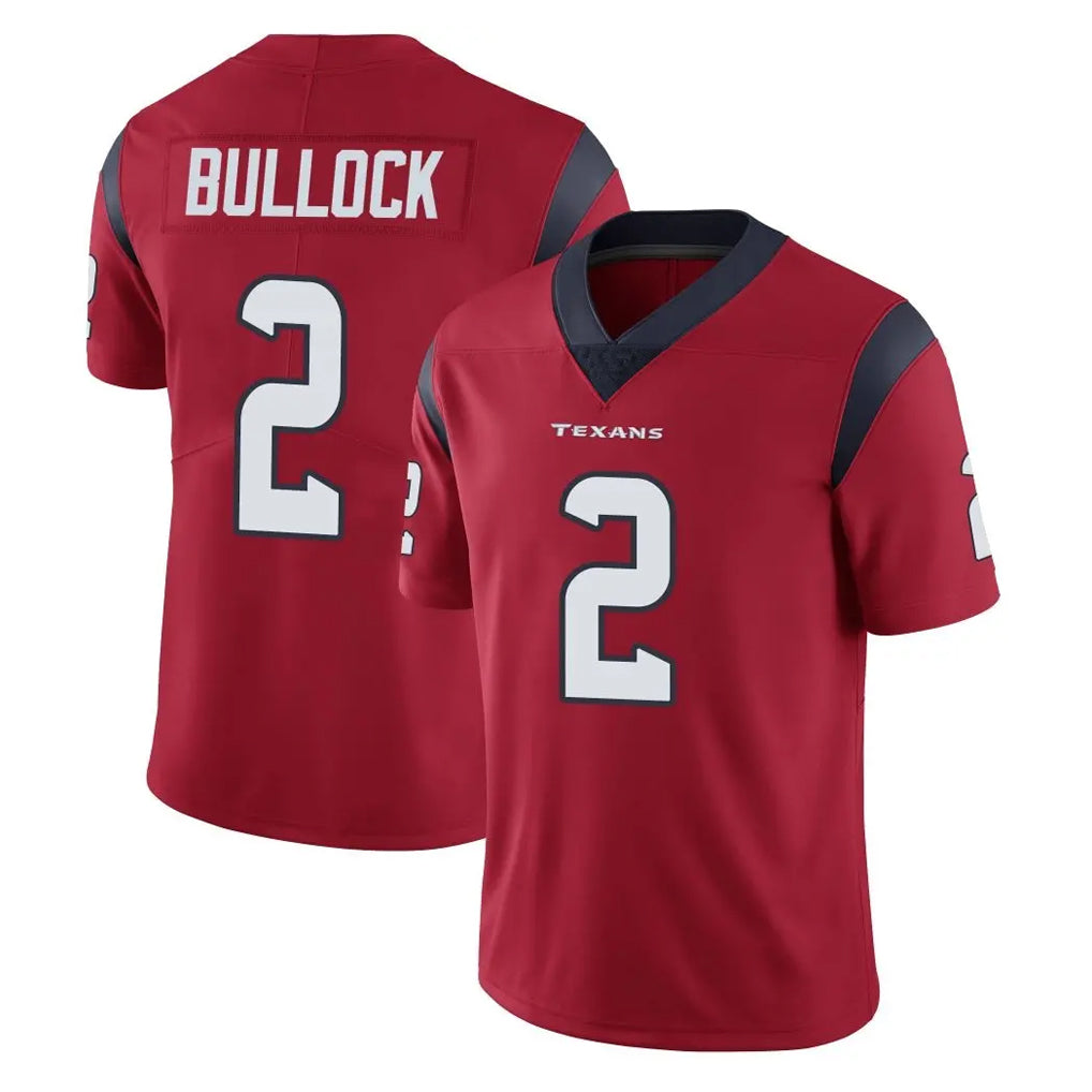 Jdoa H.Texans #2 Calen Bullock Player Red Limited Vapor Untouchable Home Game Stitched Jerseys