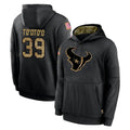 Jdoa H.Texans #39 Henry To'oTo'o Player Black Salute to Service Hoodies Limited Game Stitched Jerseys