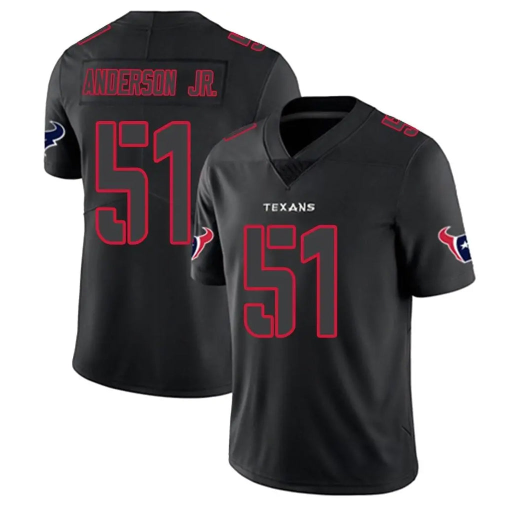 Jdoa H.Texans #51 Will Anderson Jr. Player Black Impact Limited Game Stitched Jerseys