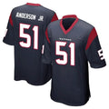 Jdoa H.Texans #51 Will Anderson Jr. Player Navy Home Game Stitched Jerseys
