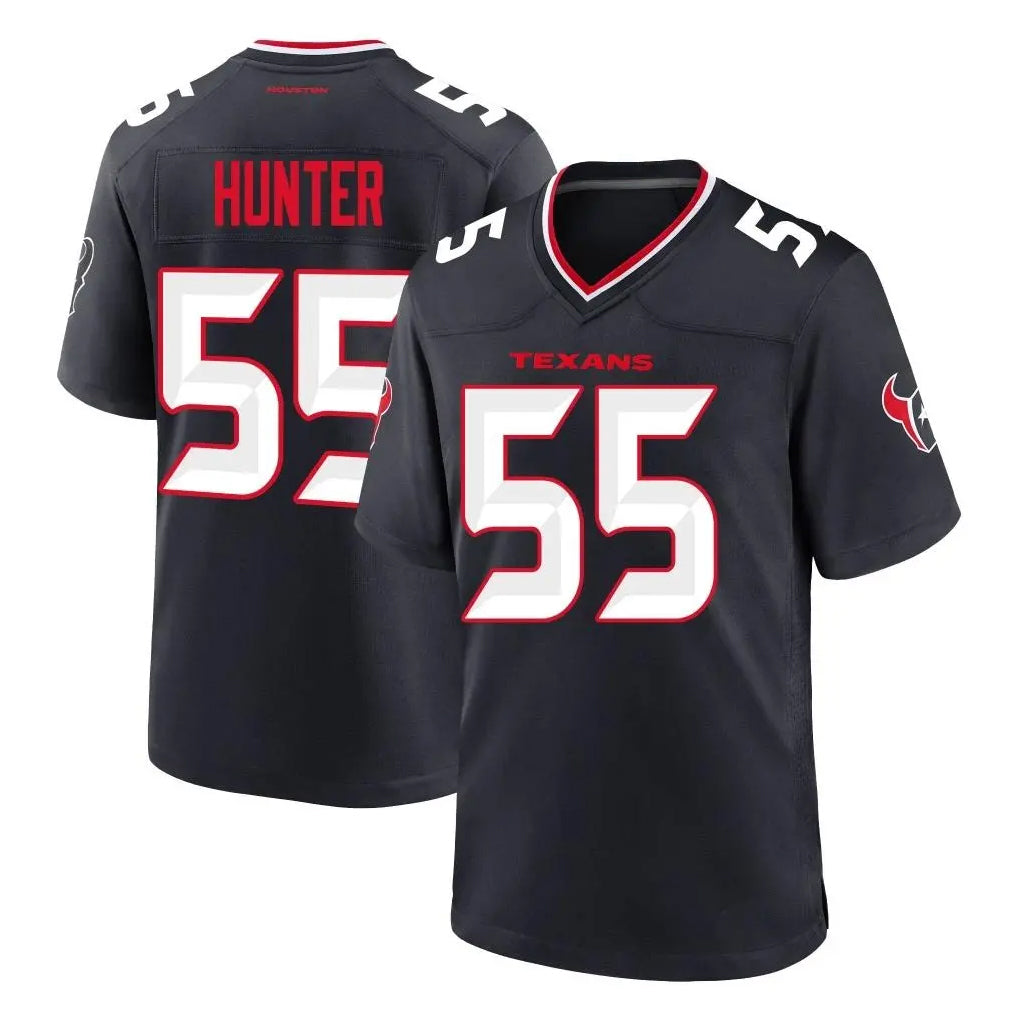 Jdoa H.Texans #55 Danielle Hunter Player Navy Team Home Game Stitched Jerseys