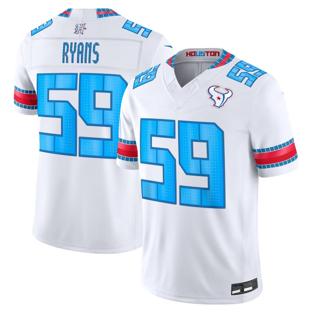 Jdoa H.Texans #59 DeMeco Ryans White 2026 Rivalries Collection Limited Stitched Jerseys
