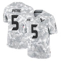 Jdoa H.Texans #5 Jalen Pitre Player Arctic Camo Salute To Service Limited Game Stitched Jerseys