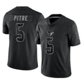 Jdoa H.Texans #5 Jalen Pitre Player Black Reflective Limited Game Stitched Jerseys