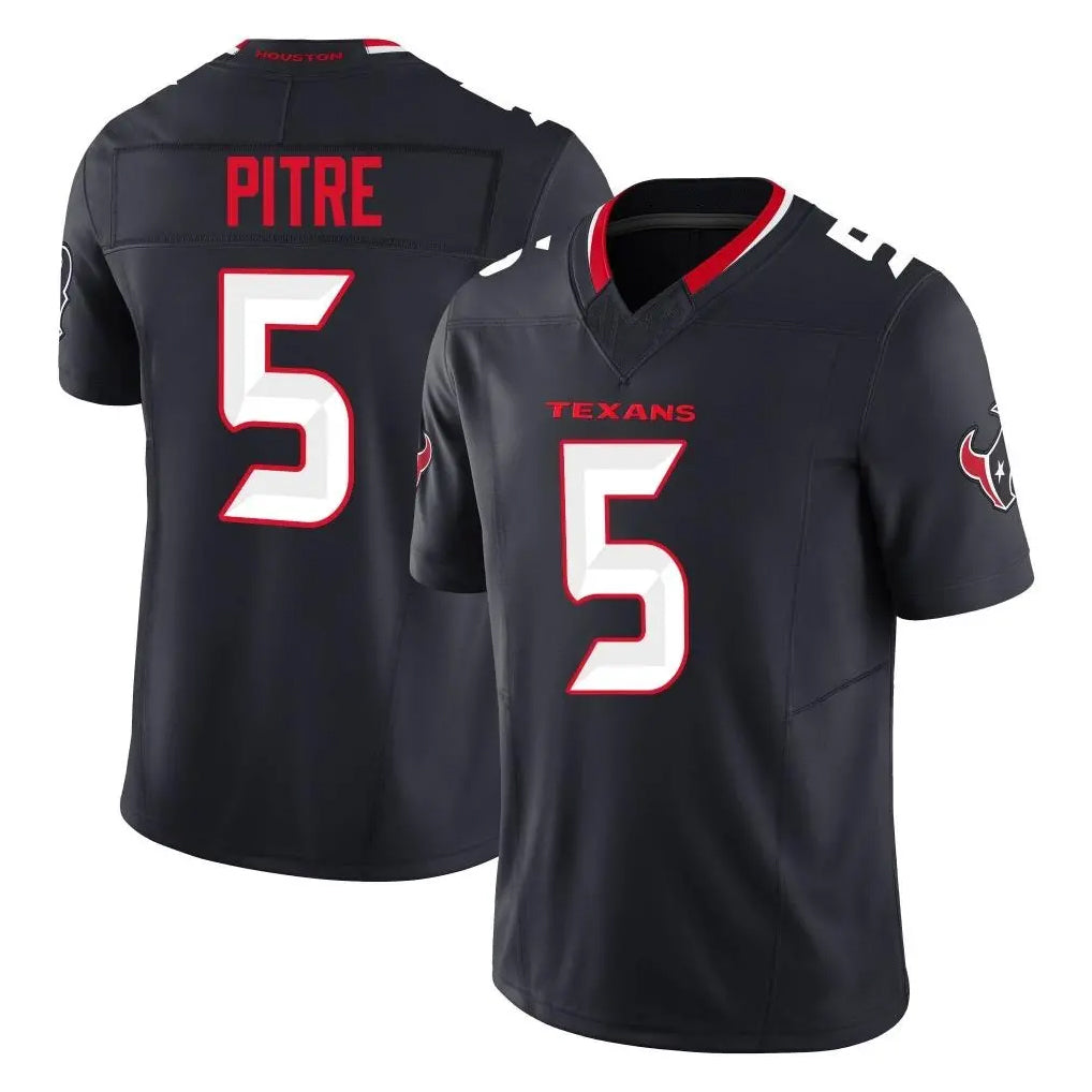 Jdoa H.Texans #5 Jalen Pitre Player Navy Limited Alternate Vapor F.U.S.E. Home Game Stitched Jerseys