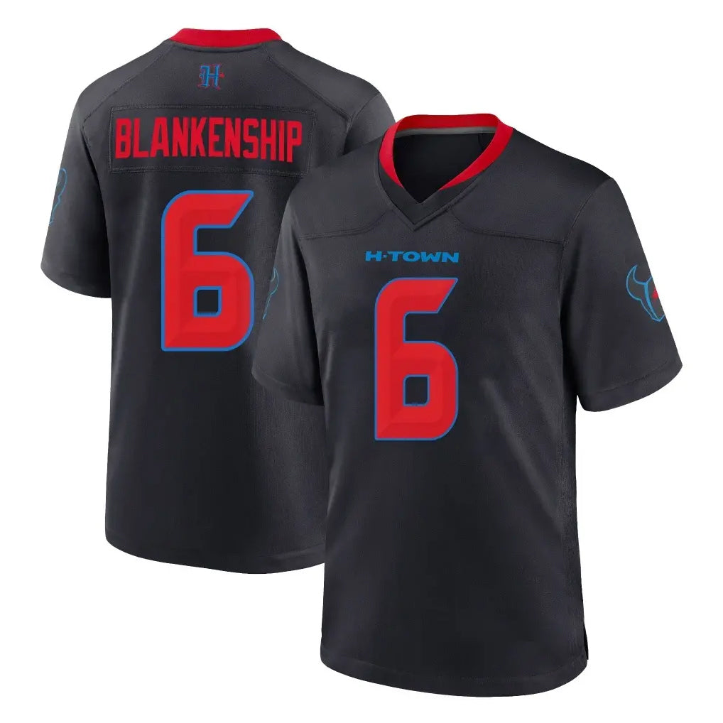 Jdoa H.Texans #6 Reed Blankenship Player Navy 2nd Alternate Home Game Stitched Jerseys