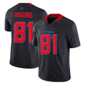 Jdoa H.Texans #81 Jayden Higgins Player Navy Limited 2nd Alternate Vapor F.U.S.E. Home Game Stitched Jerseys