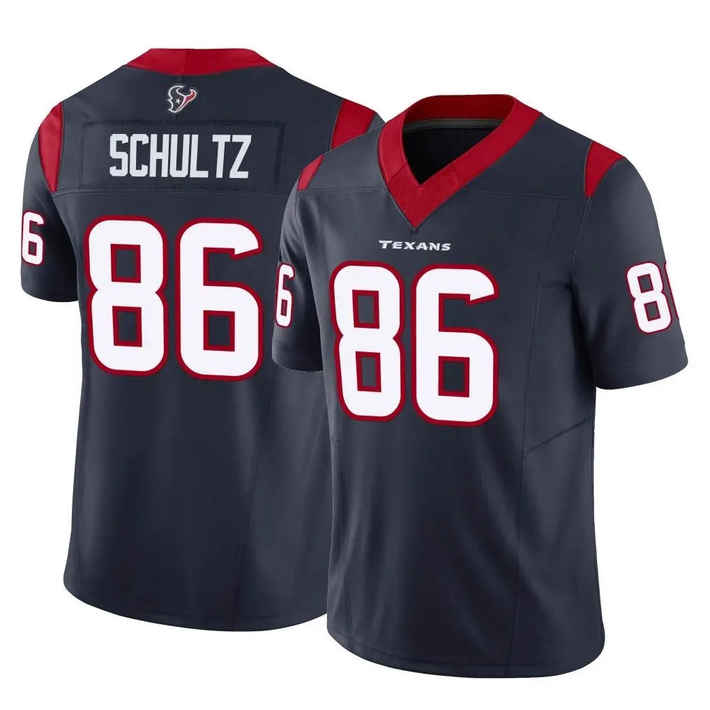 Jdoa H.Texans #86 Dalton Schultz Player Navy Limited Vapor F.U.S.E. Home Game Stitched Jerseys