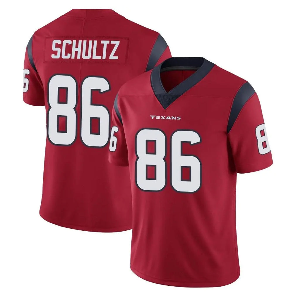 Jdoa H.Texans #86 Dalton Schultz Player Red Limited Vapor Untouchable Home Game Stitched Jerseys