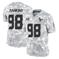 Jdoa H.Texans #98 Sheldon Rankins Player Arctic Camo Salute To Service Limited Game Stitched Jerseys