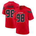 Jdoa H.Texans #98 Sheldon Rankins Player Red Alternate Home Game Stitched Jerseys