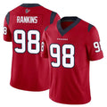 Jdoa H.Texans #98 Sheldon Rankins Player Red Limited Vapor F.U.S.E. Home Game Stitched Jerseys