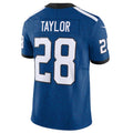Jdoa IN.Colts #28 Jonathan Taylor Blue Vapor F.U.S.E. Limited Jersey American Stitched Jersey