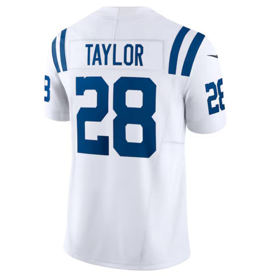 Jdoa IN.Colts #28 Jonathan Taylor White Vapor F.U.S.E. Limited Jersey American Stitched Jersey