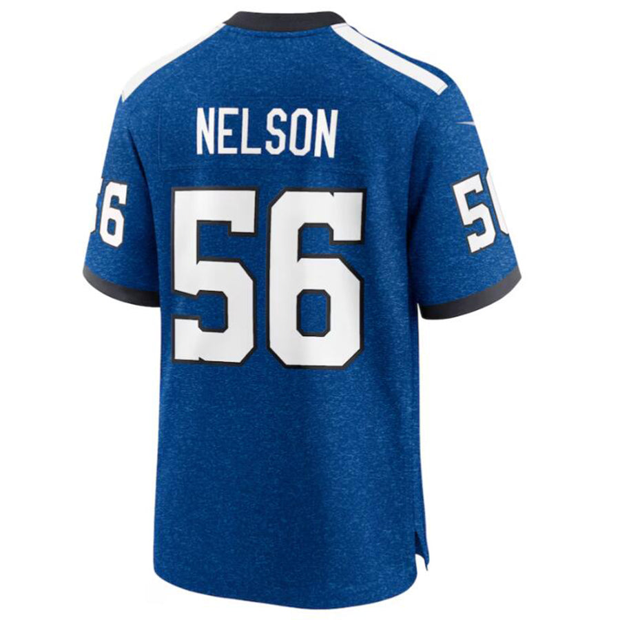 Jdoa IN.Colts #56 Quenton Nelson Royal Indiana Nights Alternate Game Jersey American Stitched Jerseys
