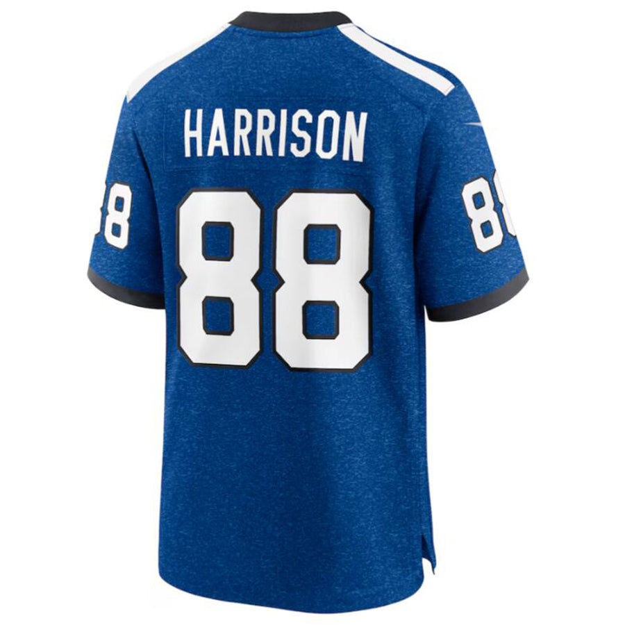 Jdoa IN.Colts #88 Marvin Harrison Royal Indiana Nights Alternate Game Jersey American Stitched Football Jerseys